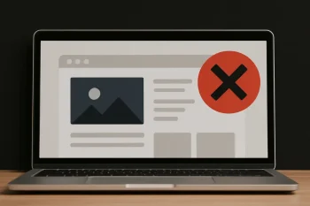 5 errores comunes al diseñar una web