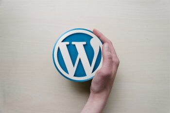 imagen con el logo de wordpress